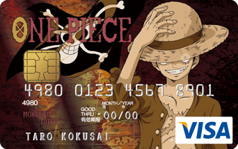 ONE PIECE VISAカード　カードタイプ「ルフィ」